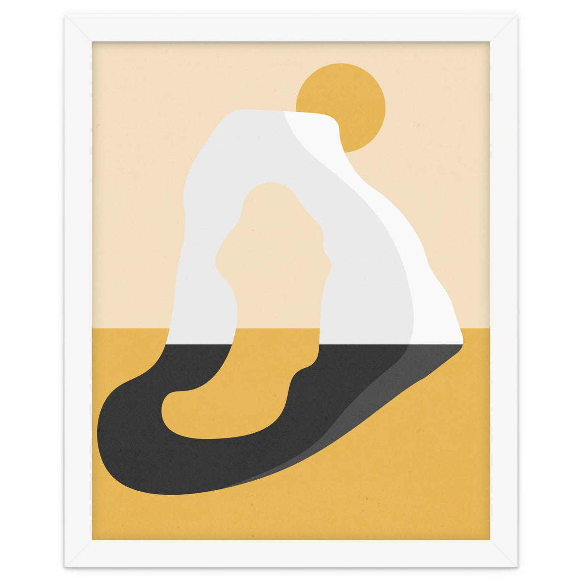 Abstract Arch - Golden Desert