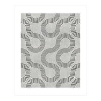 My Favorite Geometric Patterns No.30 - Grey (Print Only)