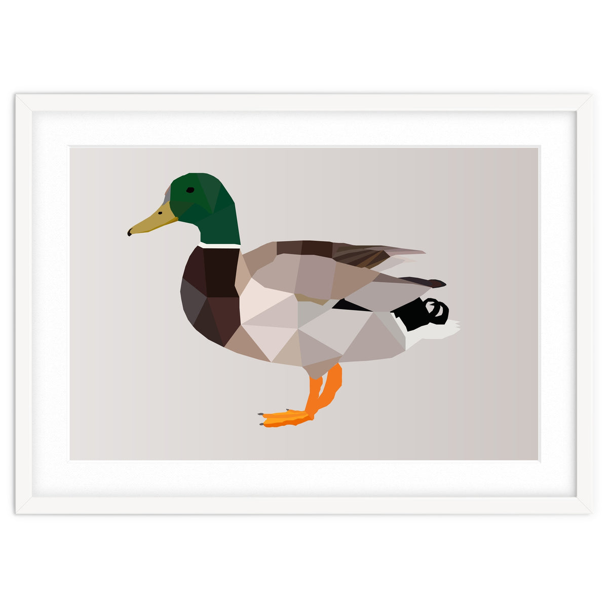 Duck Low Poly Art