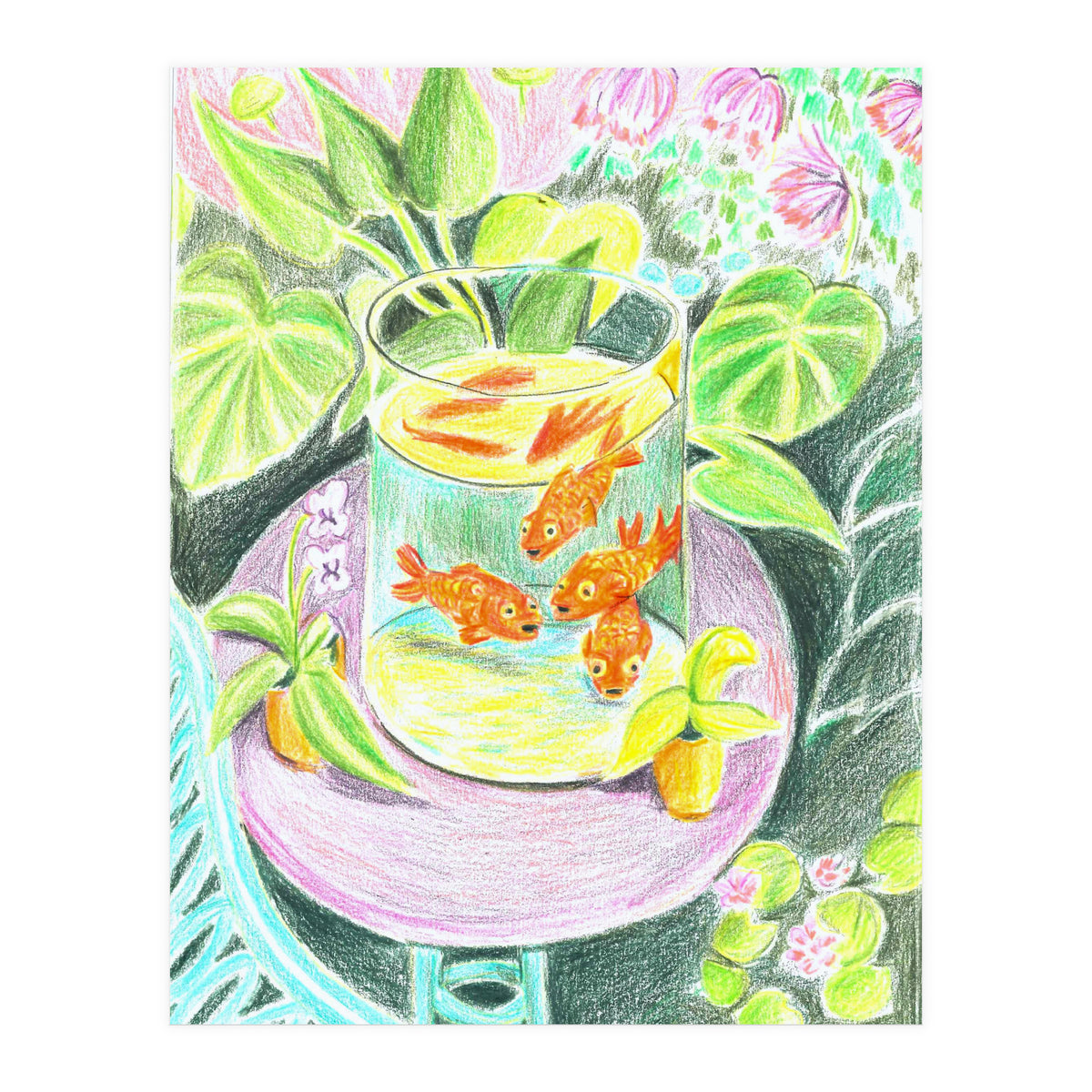 Fish Bowl Matisse (Print Only)