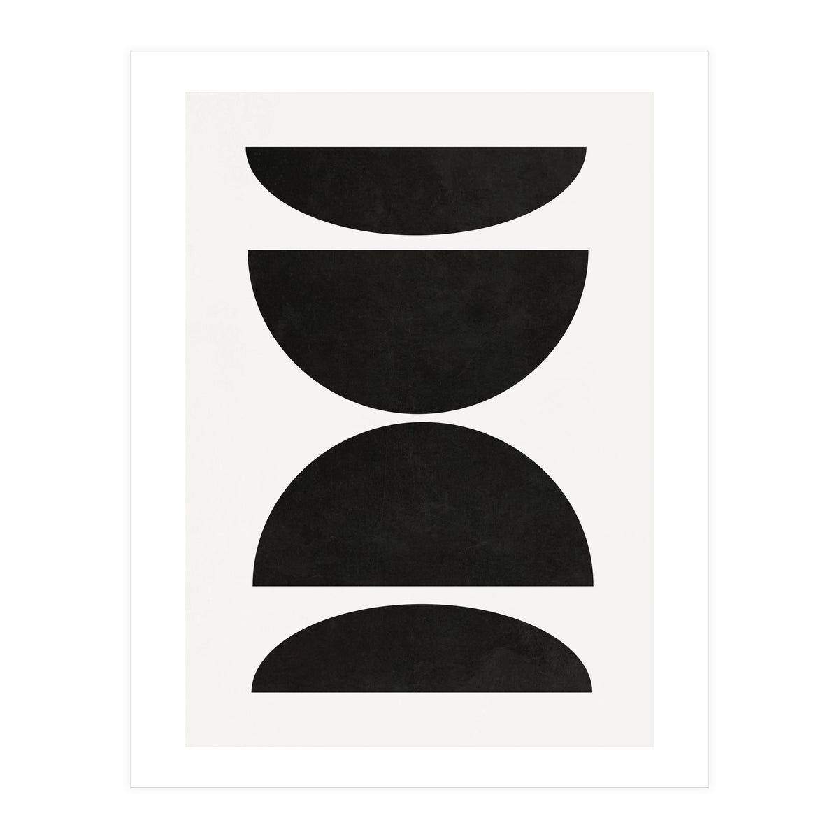 ABSTRACT AND GEOMETRIC SHAPES 03BW (Print Only)