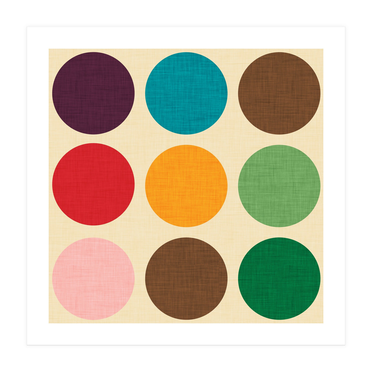 Retro Polka Dots (Print Only)