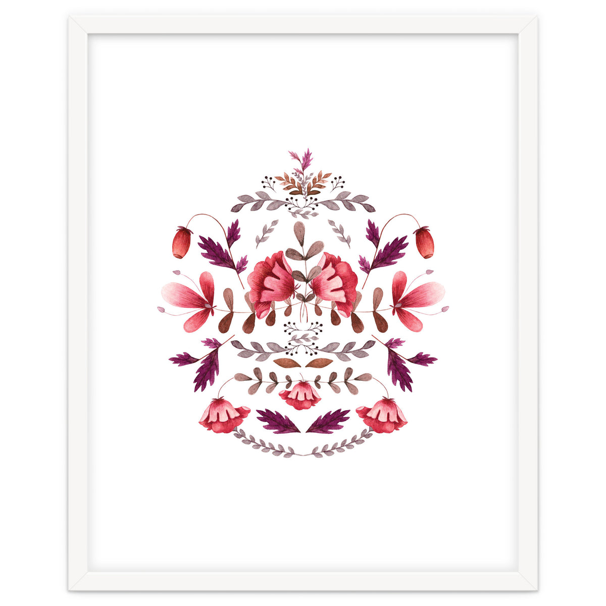 Scandinavian Folk Art Flowers