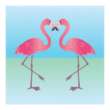 Two Pink flamingo's (Print Only) thumbnail