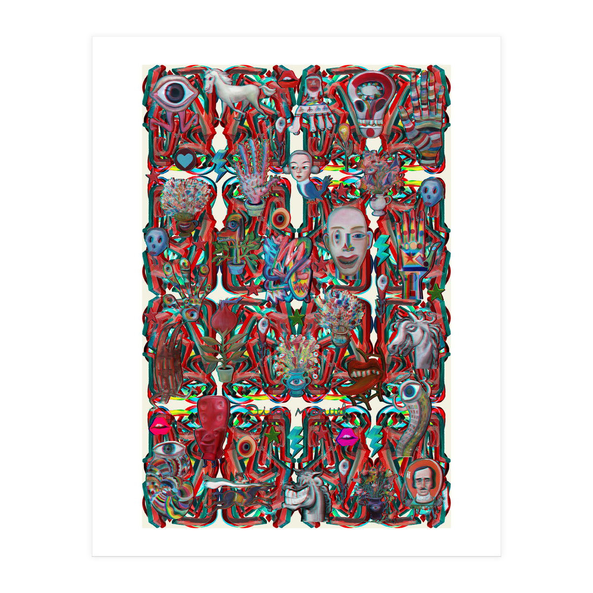 Formas 14 34 3d And Pop 5 (Print Only)