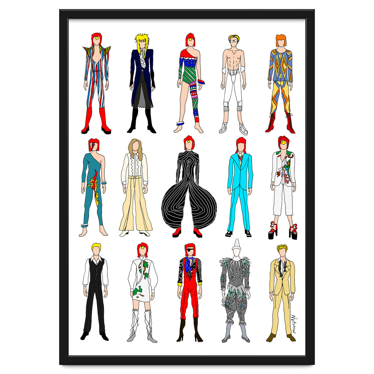 Outfits of Bowie Fashion