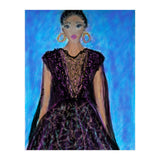 A LADY  WEARING A MAGICAL GOWN (Print Only) thumbnail