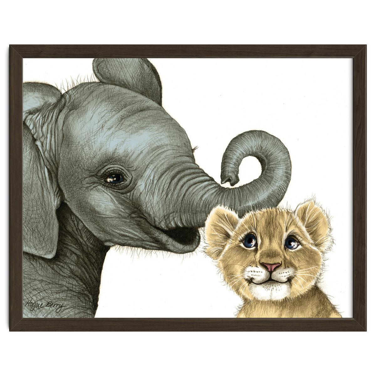 Best Friends, Elephant and Lion