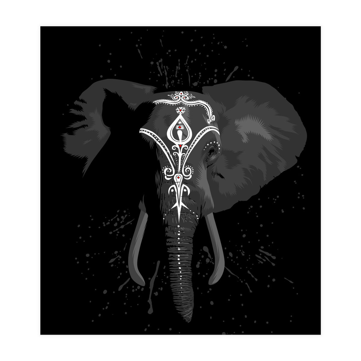 Indian elephant (Print Only)