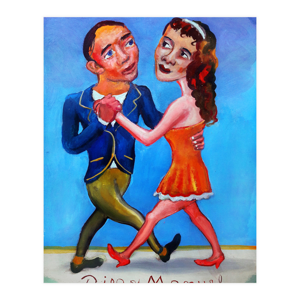 Pareja De Tango 2 (Print Only)