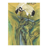 Cranes At The Top Of A Waterfall (Print Only) thumbnail