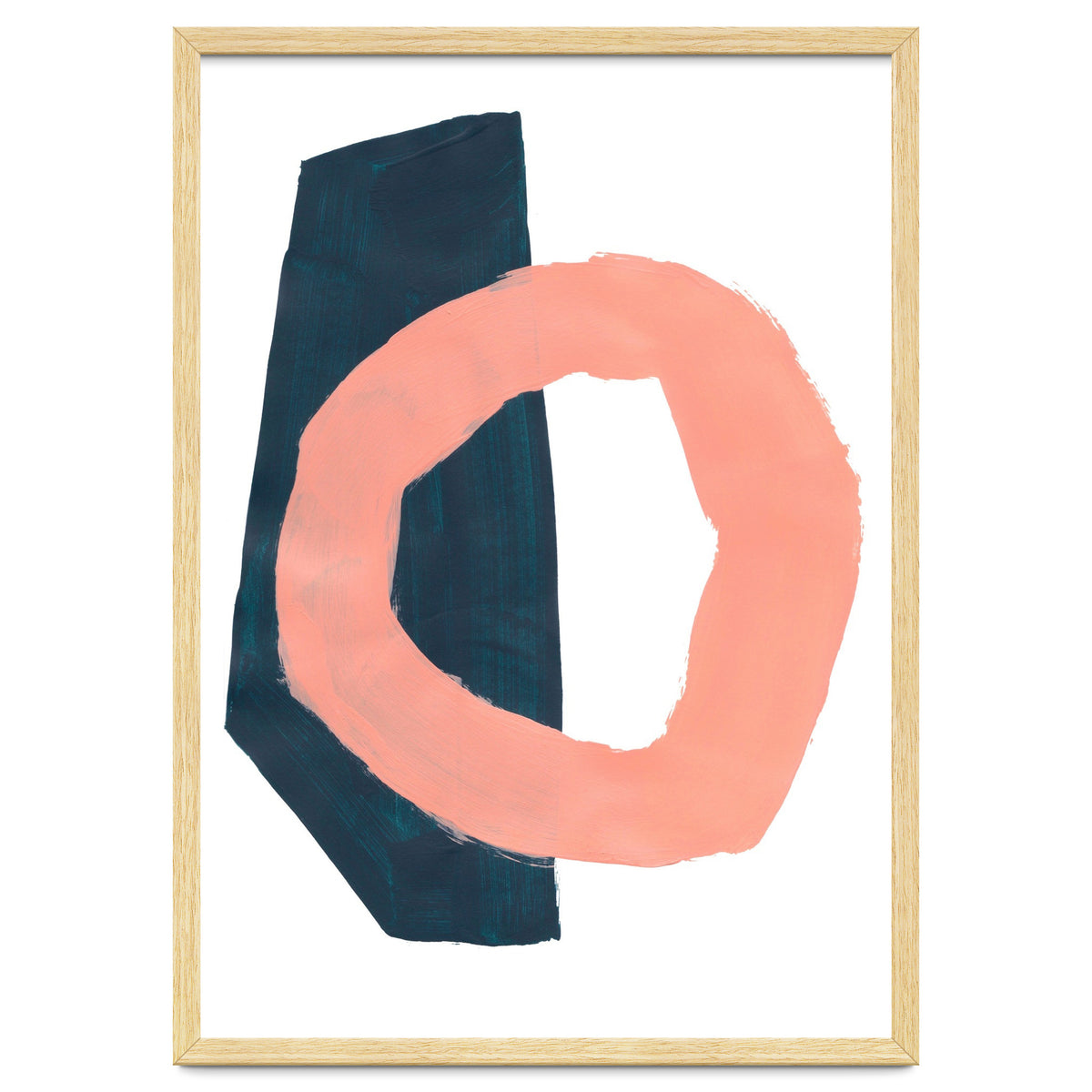 Teal Pillar Salmon Ring