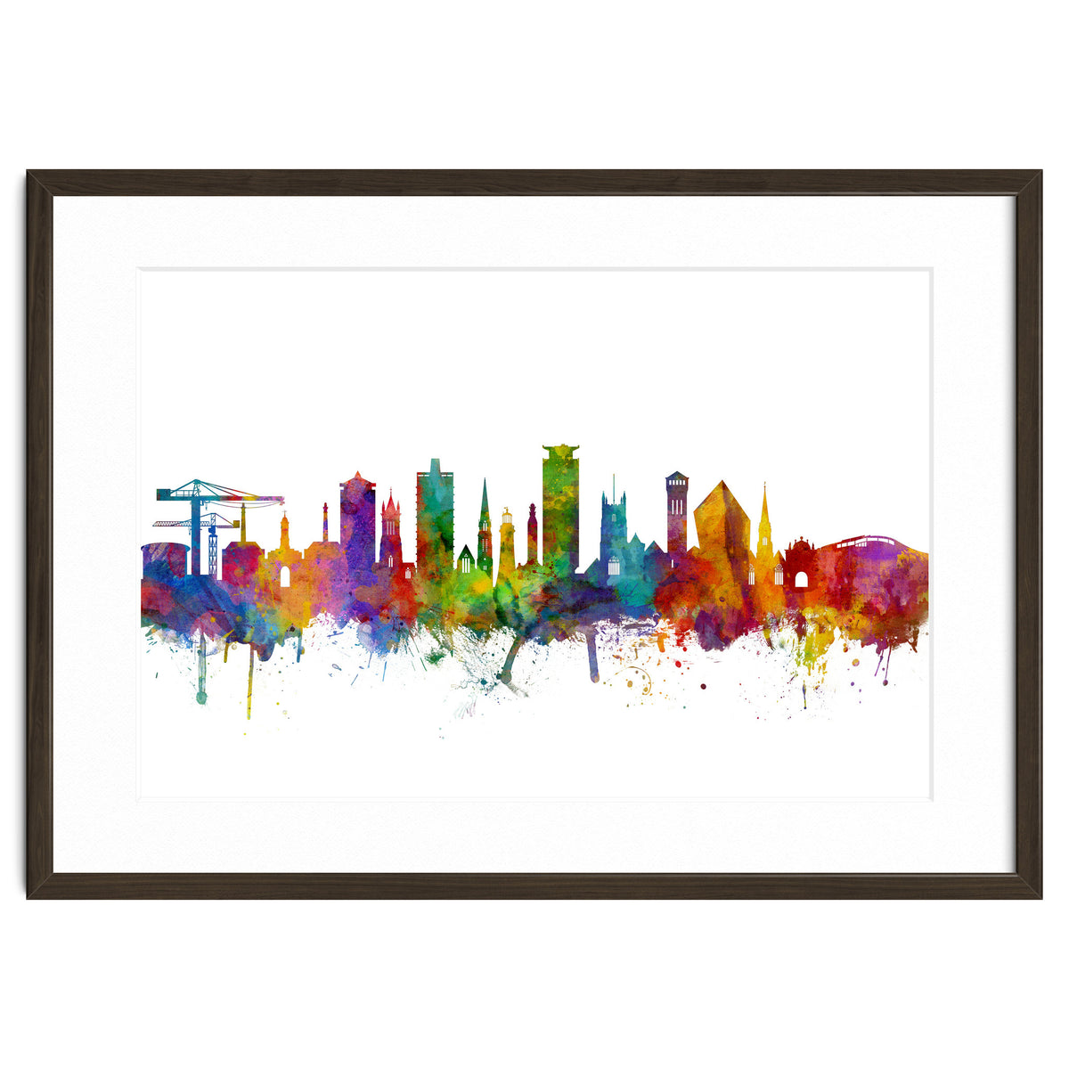 Plymouth England Skyline