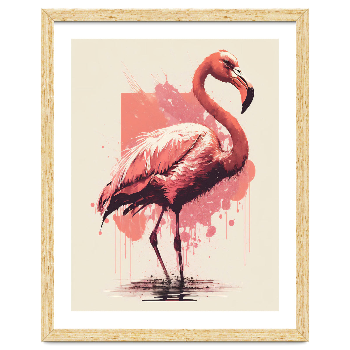 Flamingo Painting