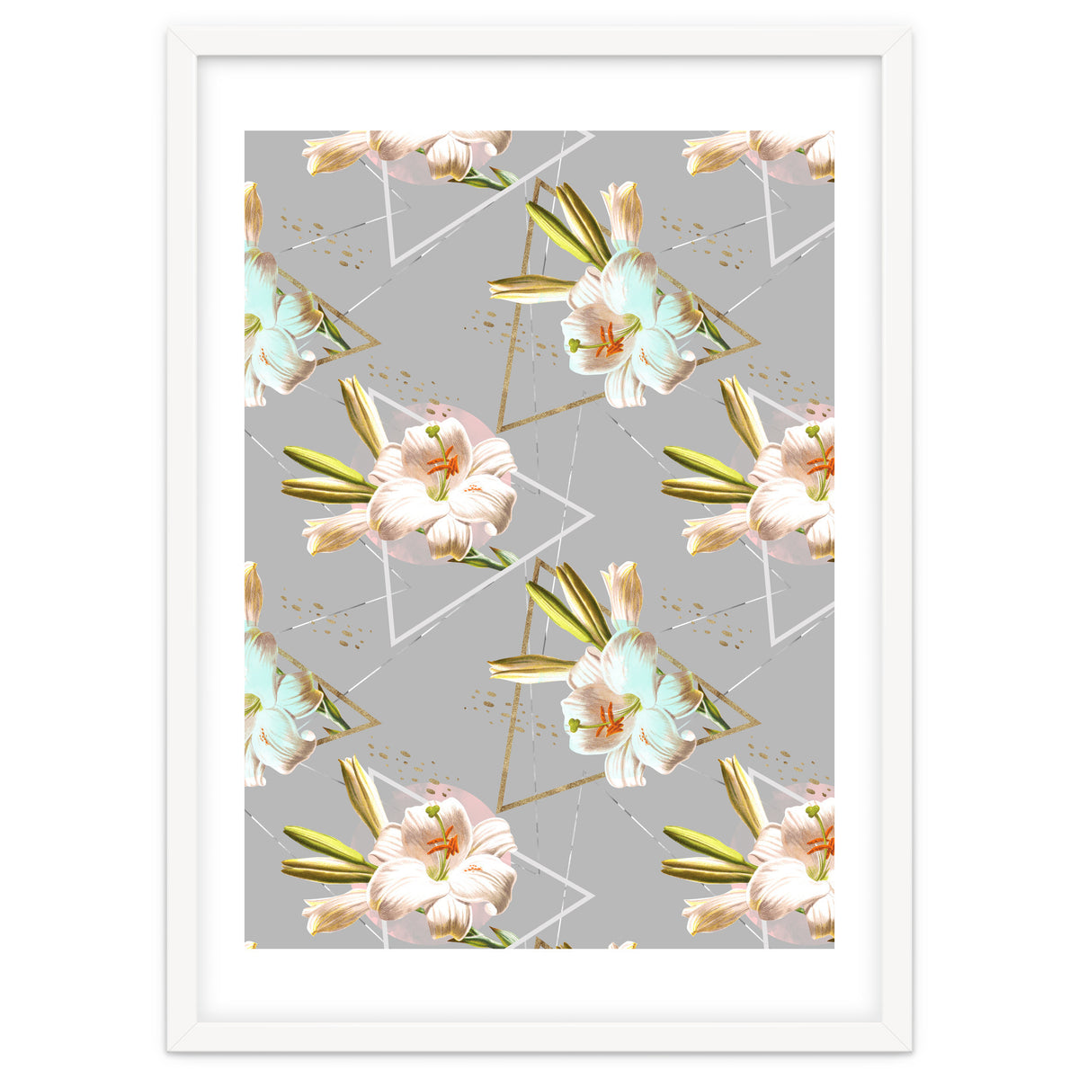 Botanical blooming with geometric 02
