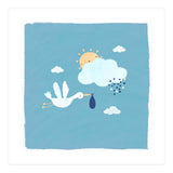 Baby Stork And Sun (Print Only) thumbnail