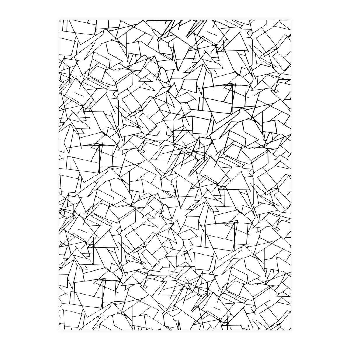 B & W Mess (Print Only)