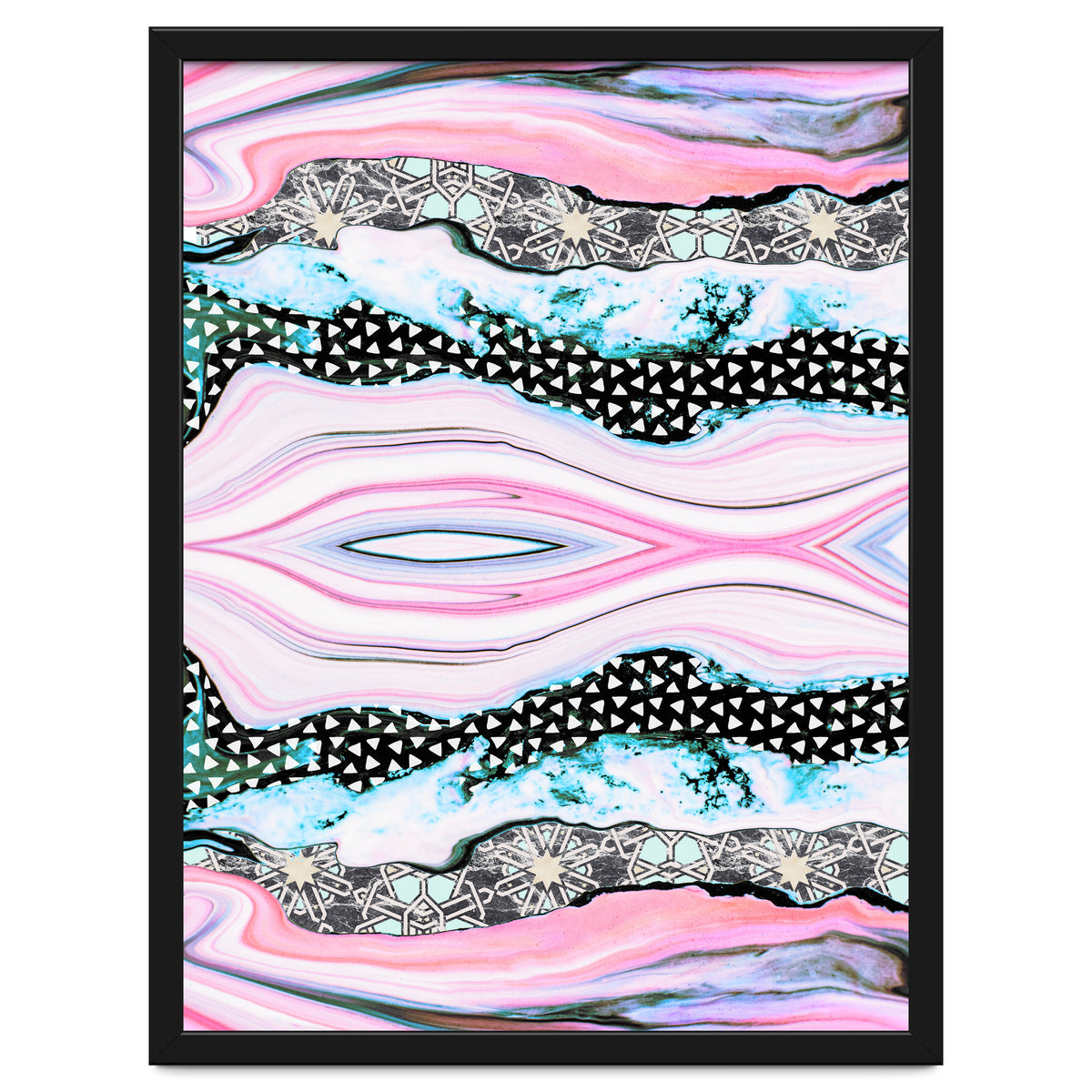 Abstract shapes of marble and patterns