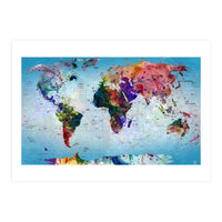 Map Of The World  (Print Only)