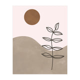 Sun Leaf Abstract Botanical Mid Century (Print Only) thumbnail