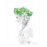 Green Hydrangea Girl (Print Only) thumbnail