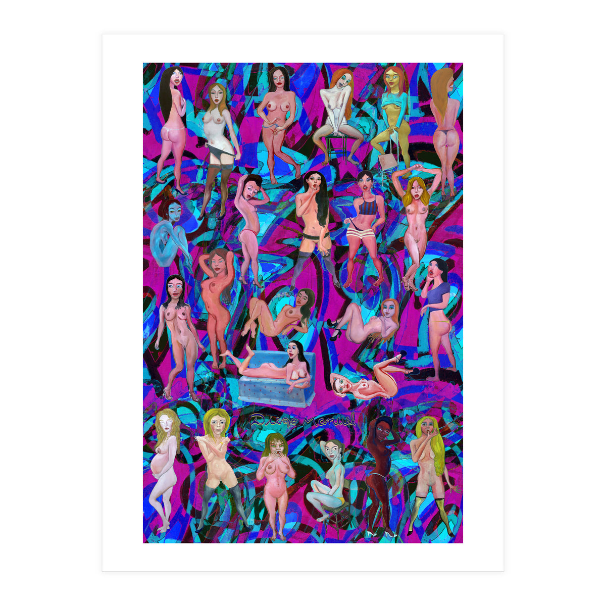 Chicas 3d 14 (Print Only)