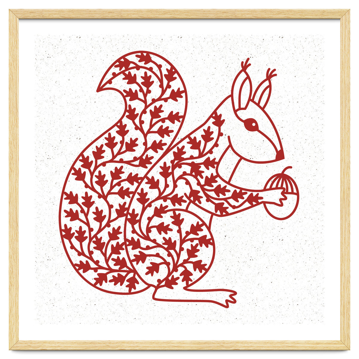 Squirrel Papercut