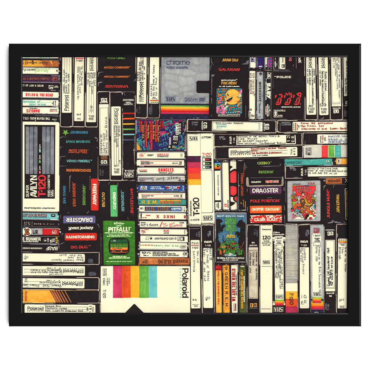 Cassettes, VHS & Atari