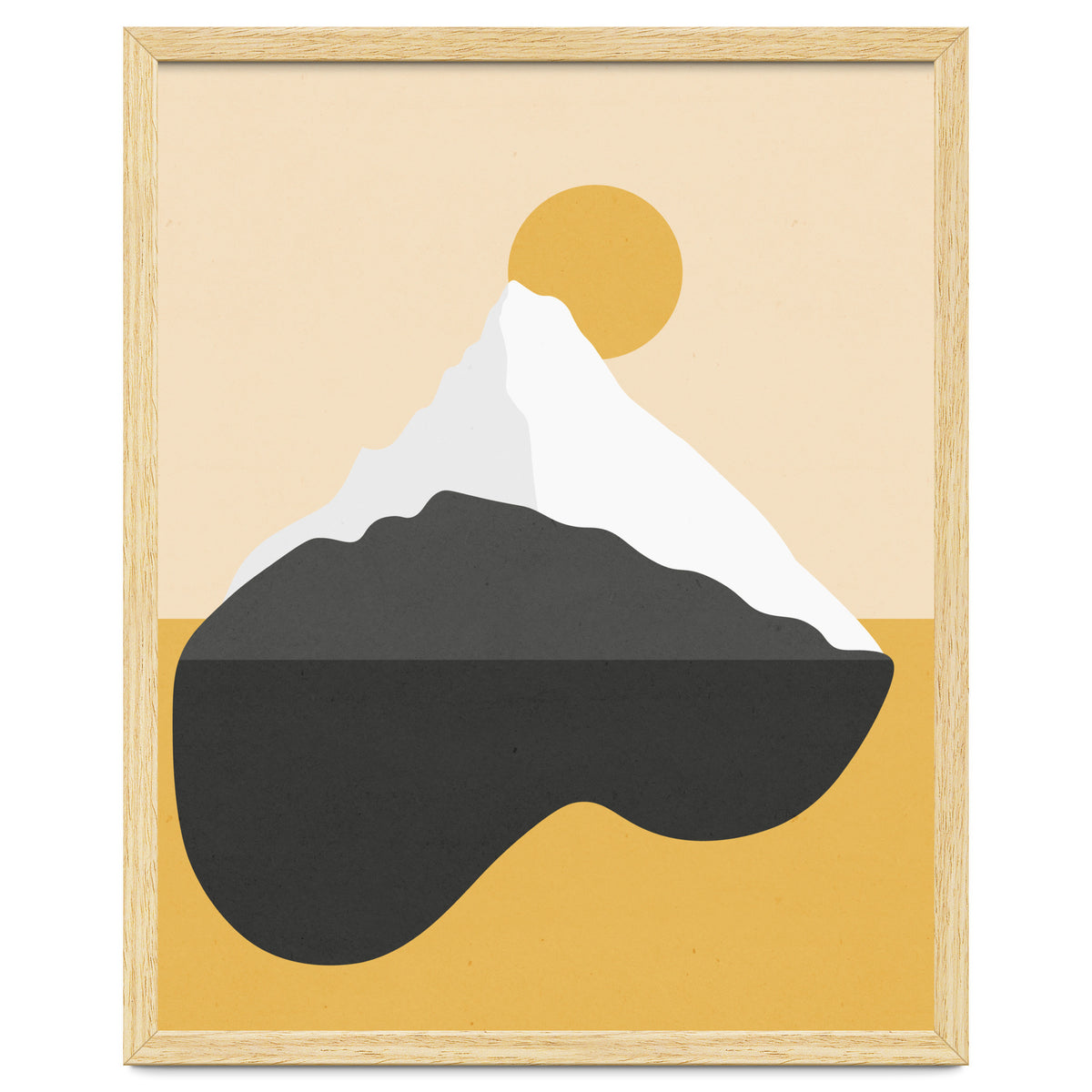 Abstract Mountain - Golden Desert