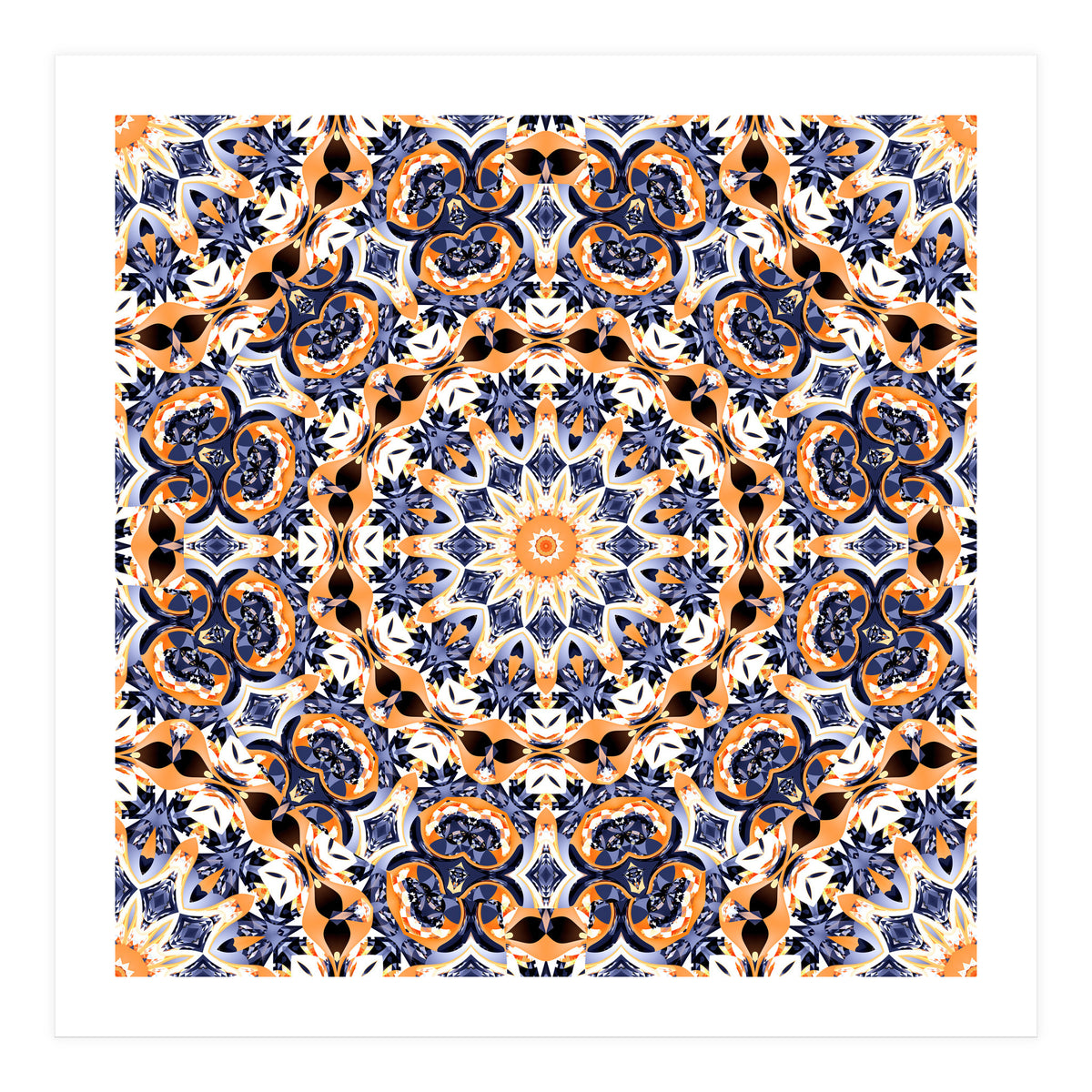 Abstract Mandala Pattern (Print Only)