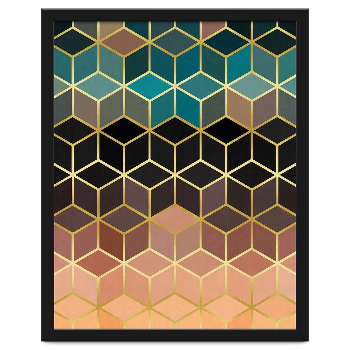 Colorful and golden pattern III