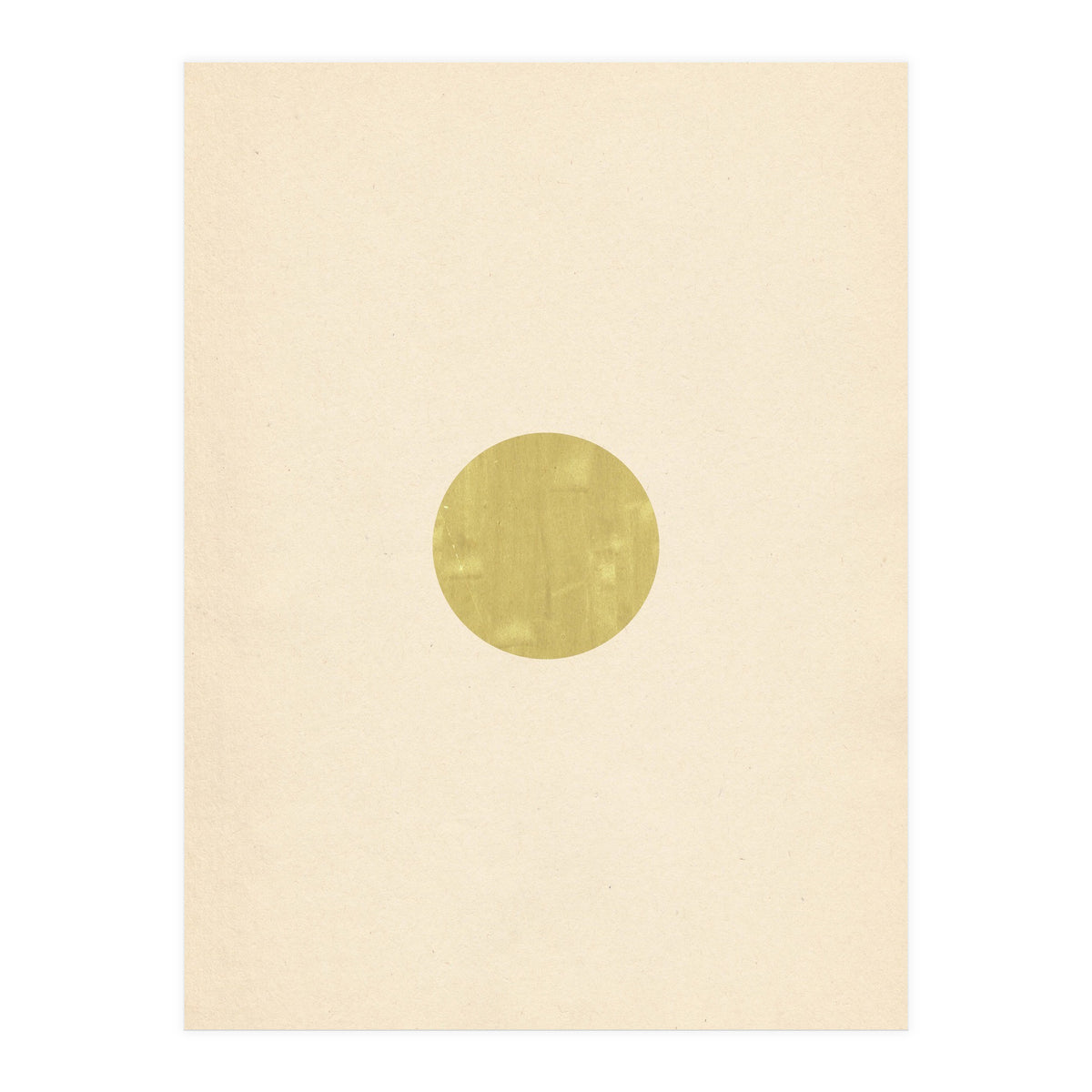 Olive green circle (Print Only)