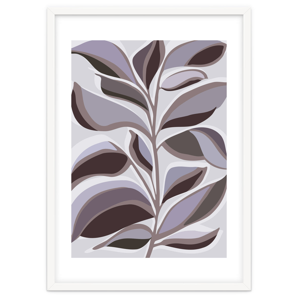 Lavender Floral Abstract