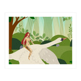 Riding My Swan (Print Only) thumbnail