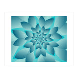 Abstract Modern Optical Illusion Floral Design Art (Print Only) thumbnail