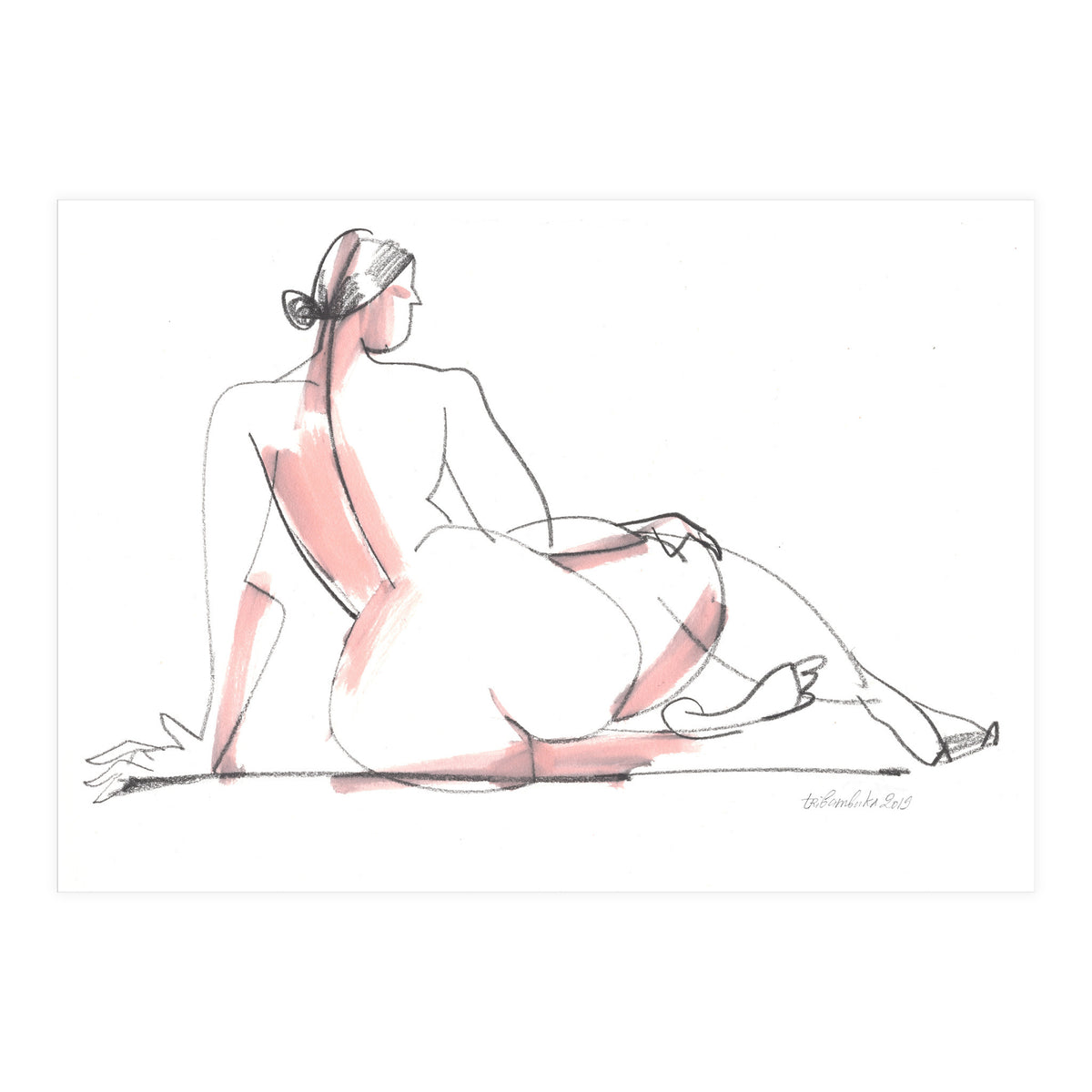 Resting Nude (Print Only)
