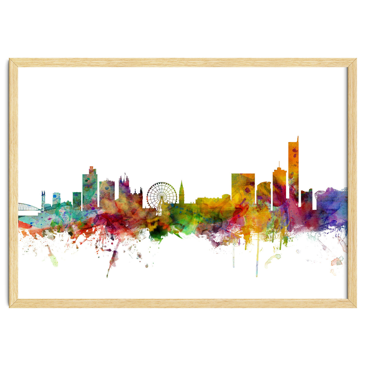 Manchester England Skyline