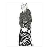 Untitled #40 - Woman in striped skirt (Print Only) thumbnail