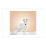 Rabbit Low Poly Art (Print Only) thumbnail