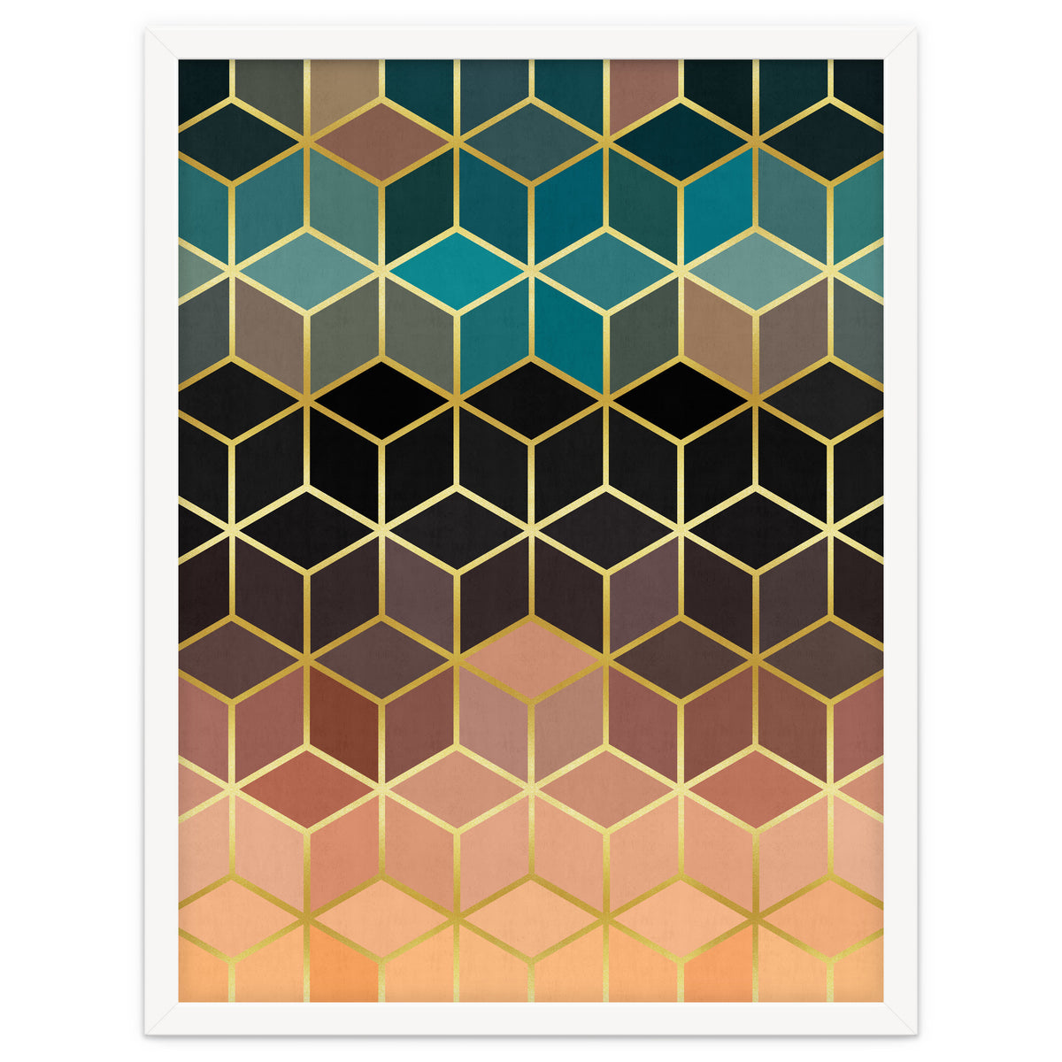 Colorful and golden pattern III