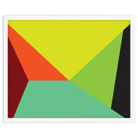 Geometric Shapes No. 31 -  yellow, orange & green