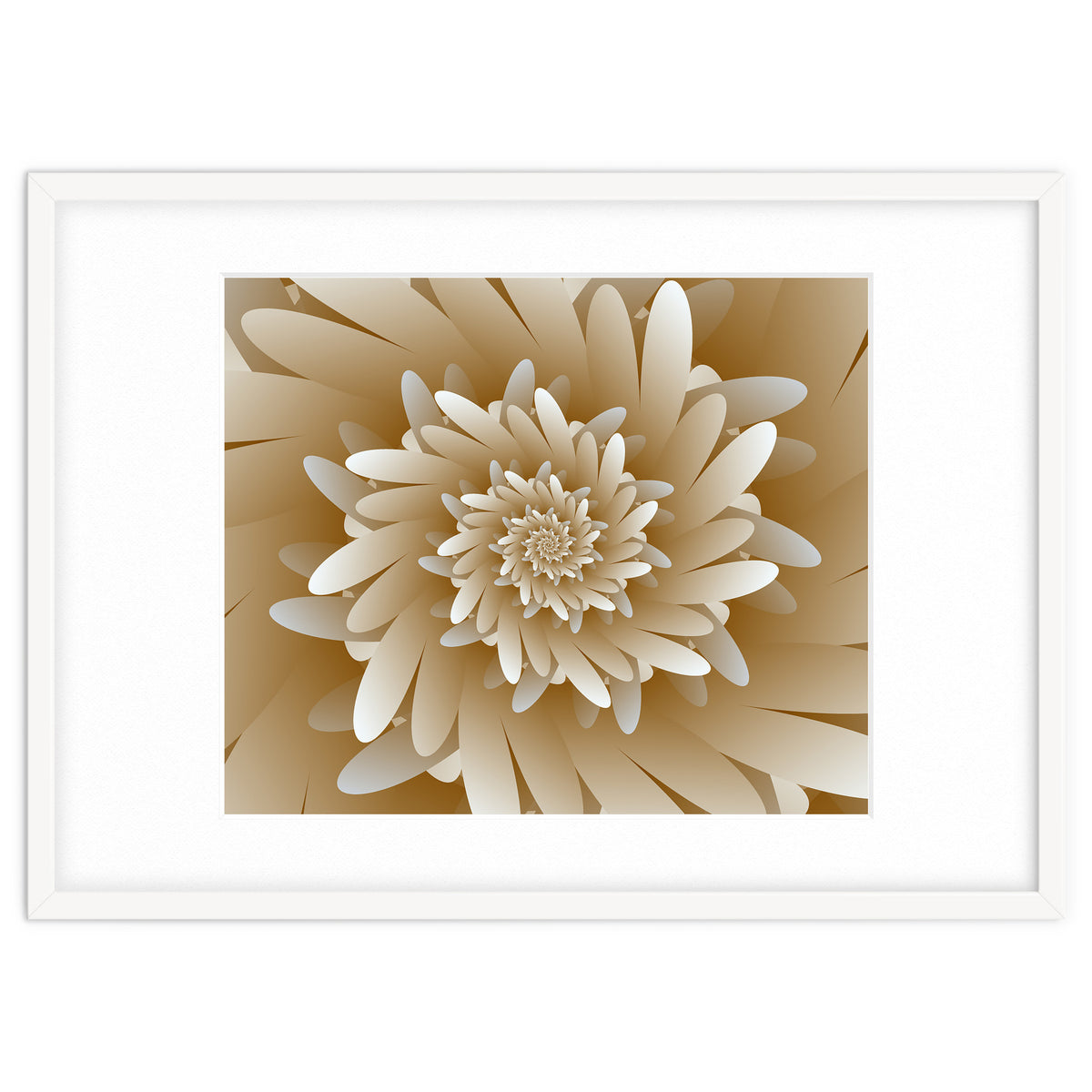 Abstract Digital Floral ART