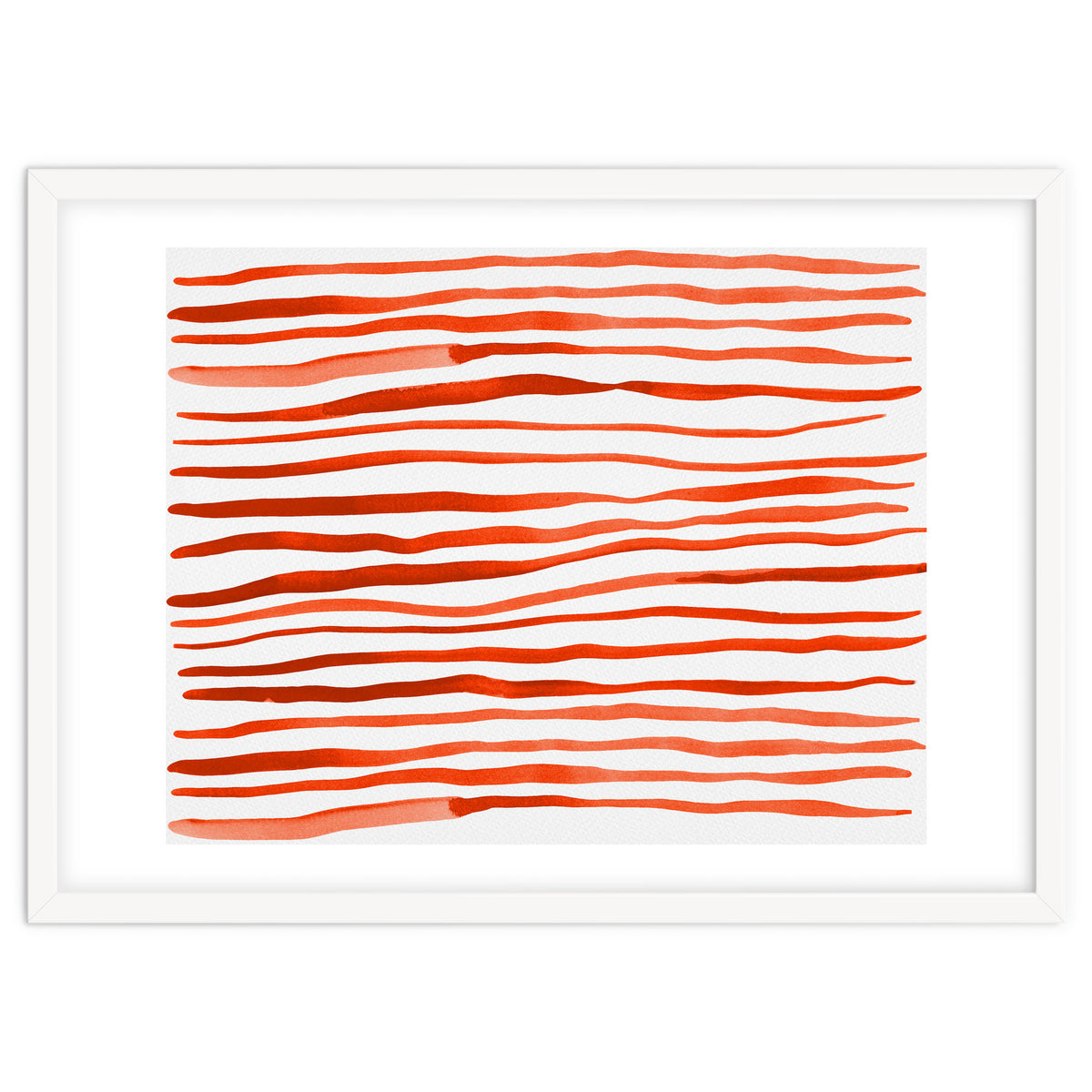 Irregular orange lines pattern