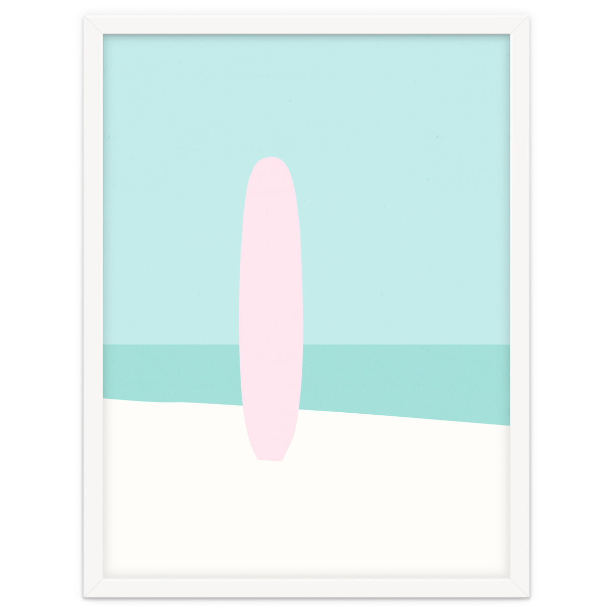 Minimal Surfboard - Turquoise Coast