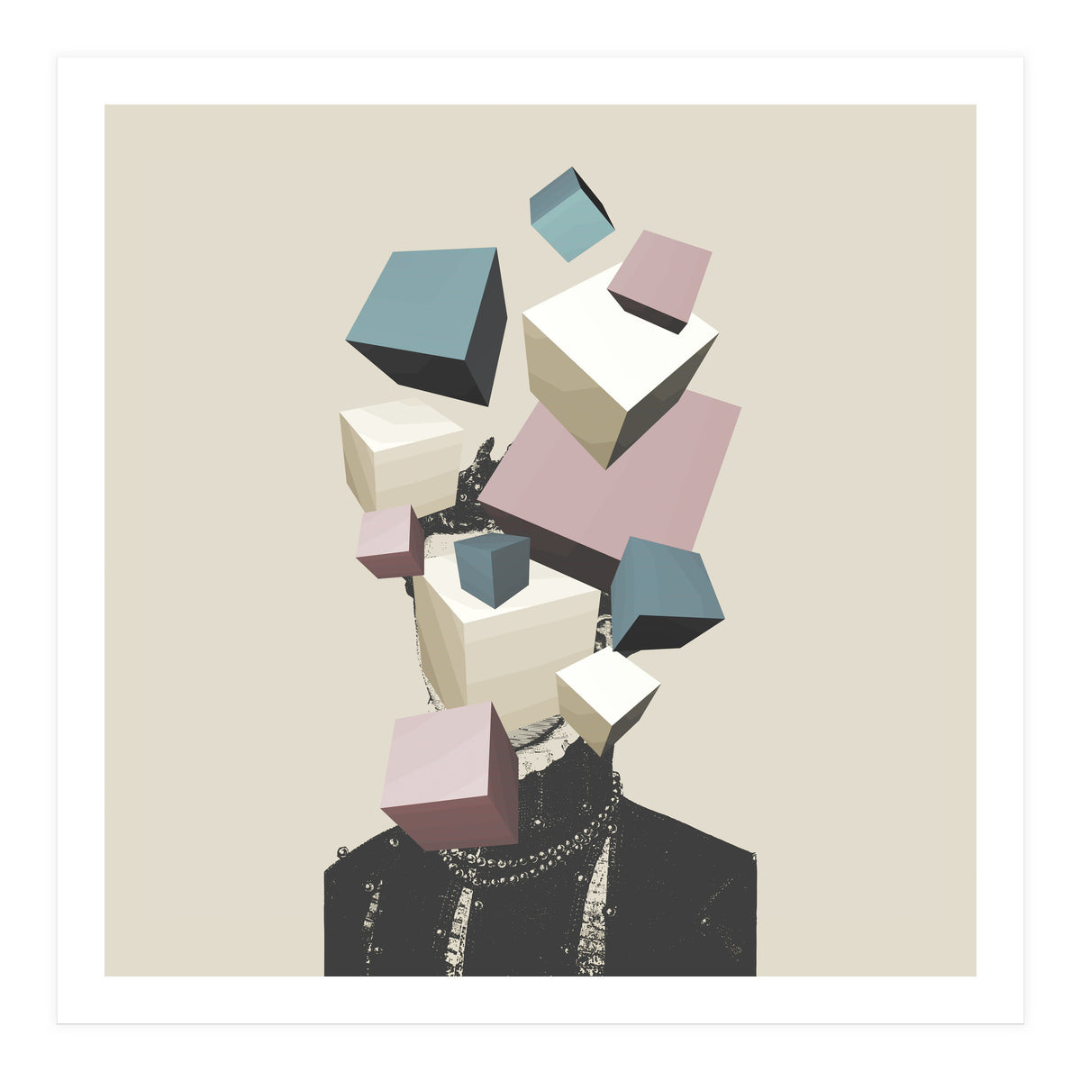 Queen Of Cubes (Print Only)