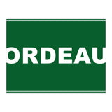 Let`s go to Bordeaux, France! Green road sign (Print Only) thumbnail