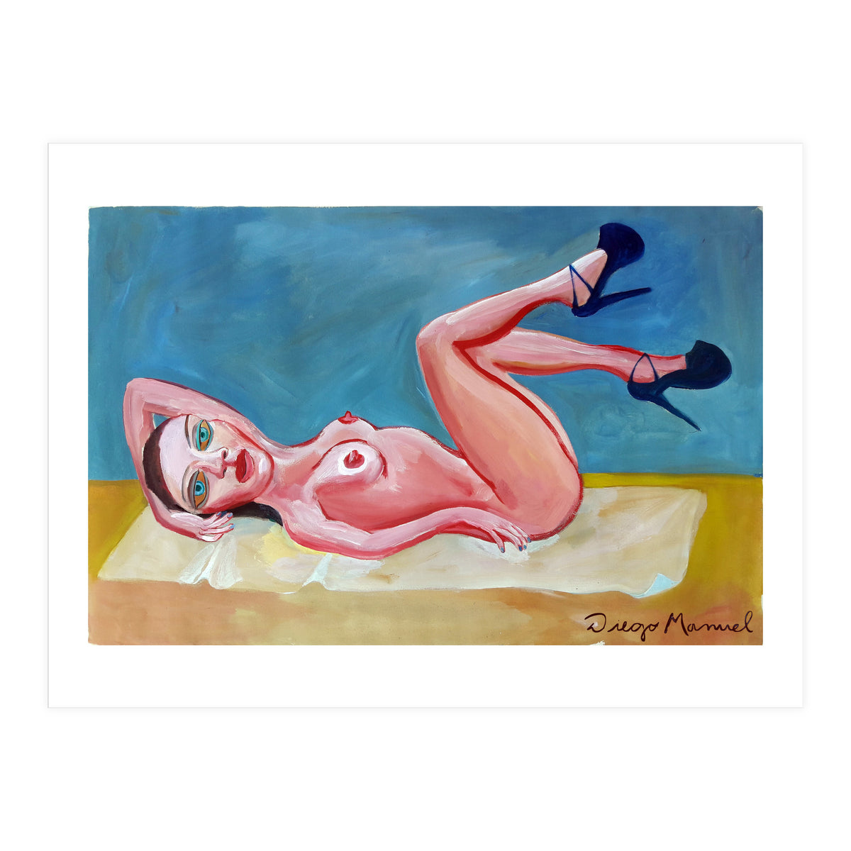 Reclining girl (Print Only)