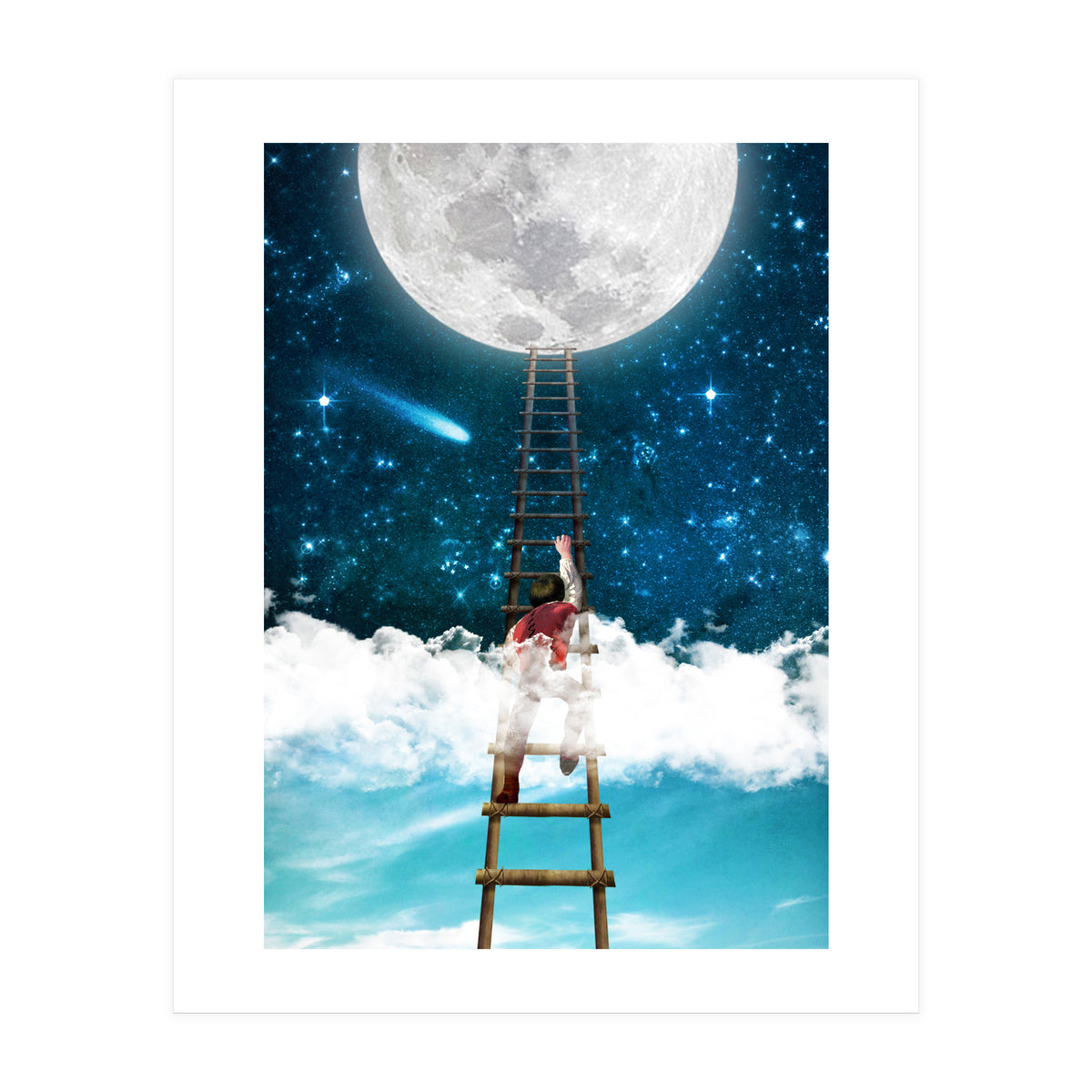 Reach For The Moon (Print Only)