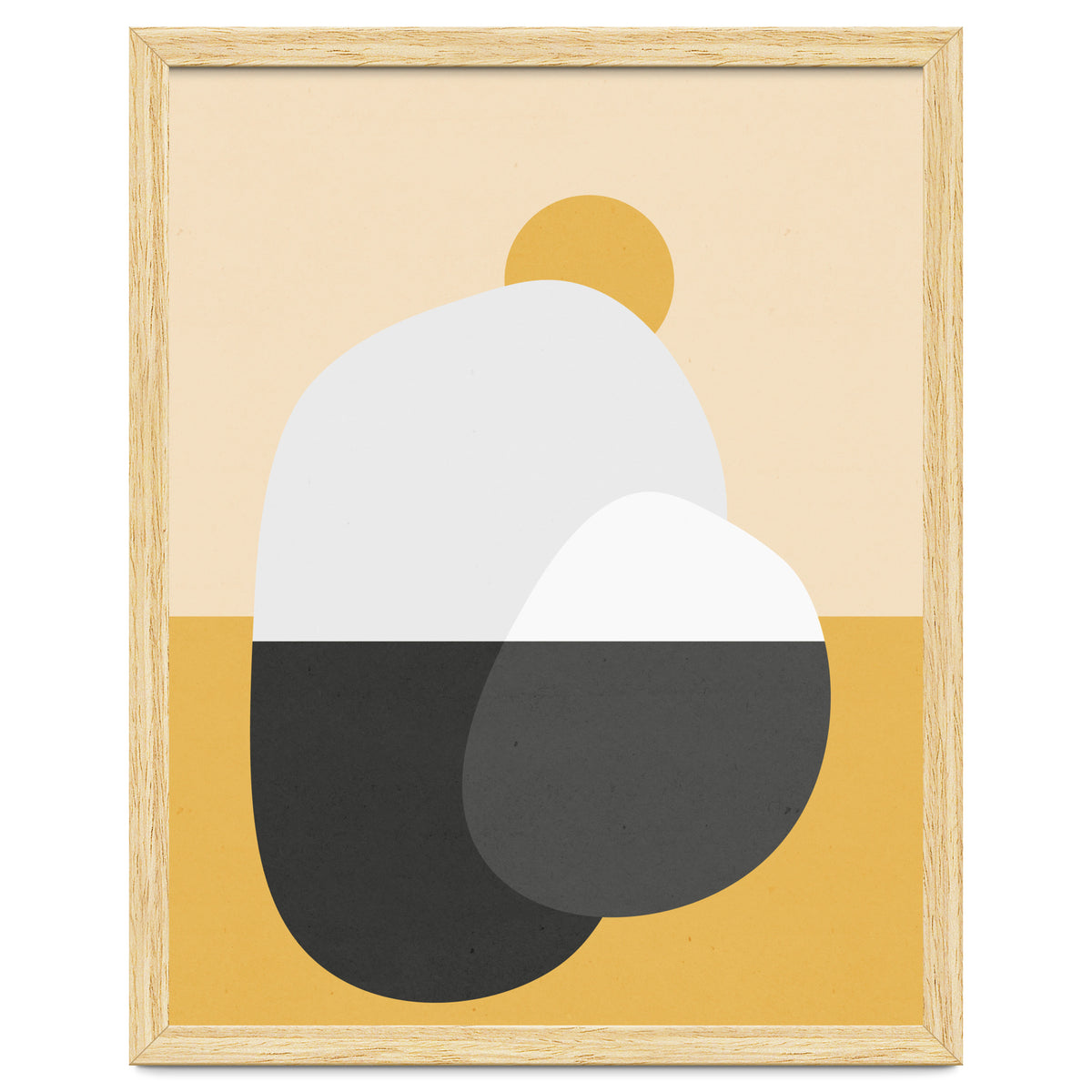 Abstract Boulders - Golden Desert