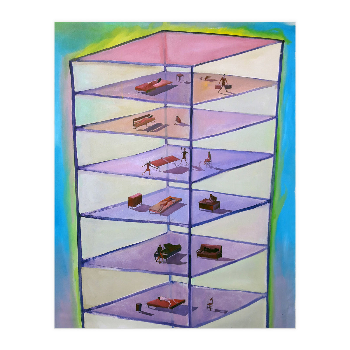 Edificio transparente 2 (Print Only)